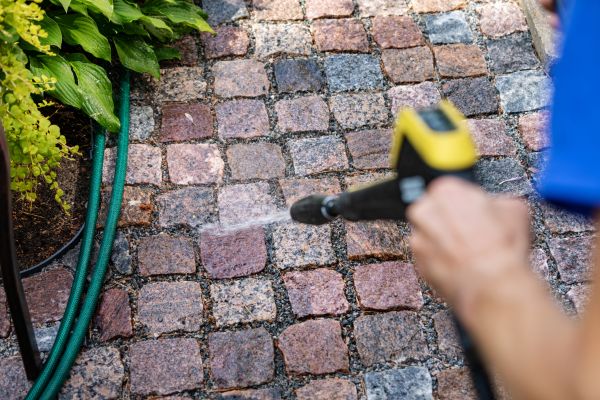 Paver Sidewalk Cleaning in State College