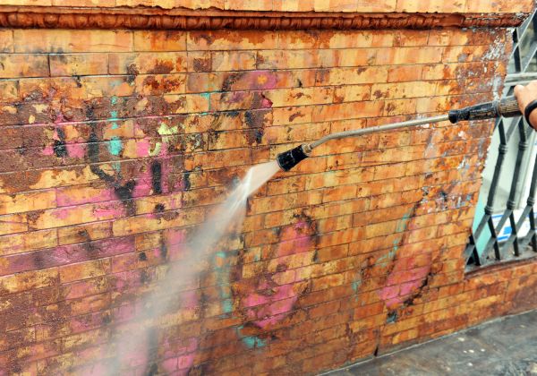 Brick Graffiti Cleaning in State College