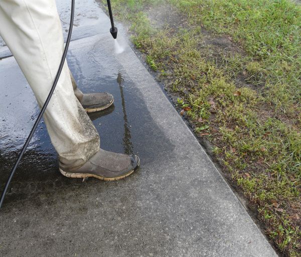 Concrete Slab Powerwashing in State College